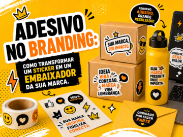 Adesivo no Branding: Como Transformar um Sticker em um Embaixador da Sua Marca
