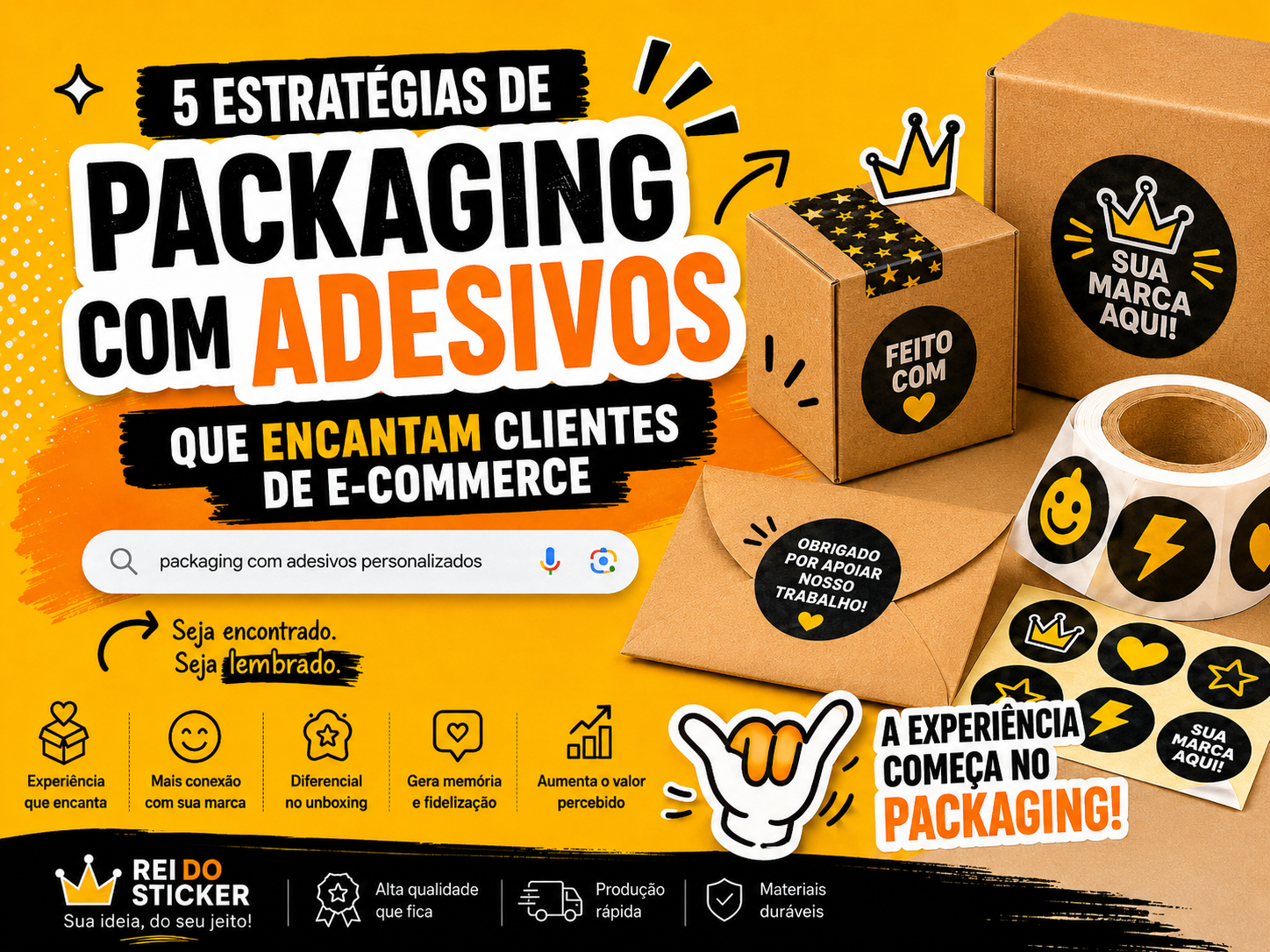 5 Estratégias de Packaging com Adesivos Personalizados que Encantam Clientes de E-commerce