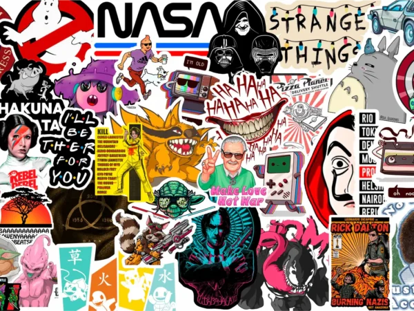 Cultura pop e adesivos: stickers mais desejados
