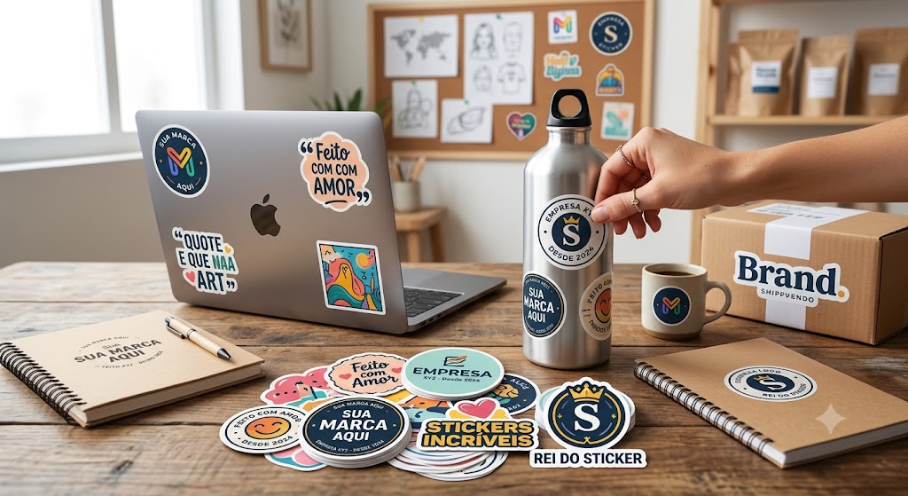 Adesivo Personalizado para Empresas: Como Fortalecer sua Marca Gastando Pouco