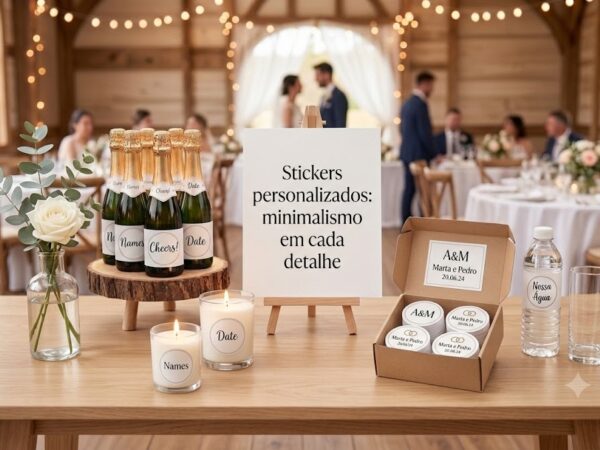 Stickers personalizados para casamentos e eventos: ideias criativas para personalizar celebrações