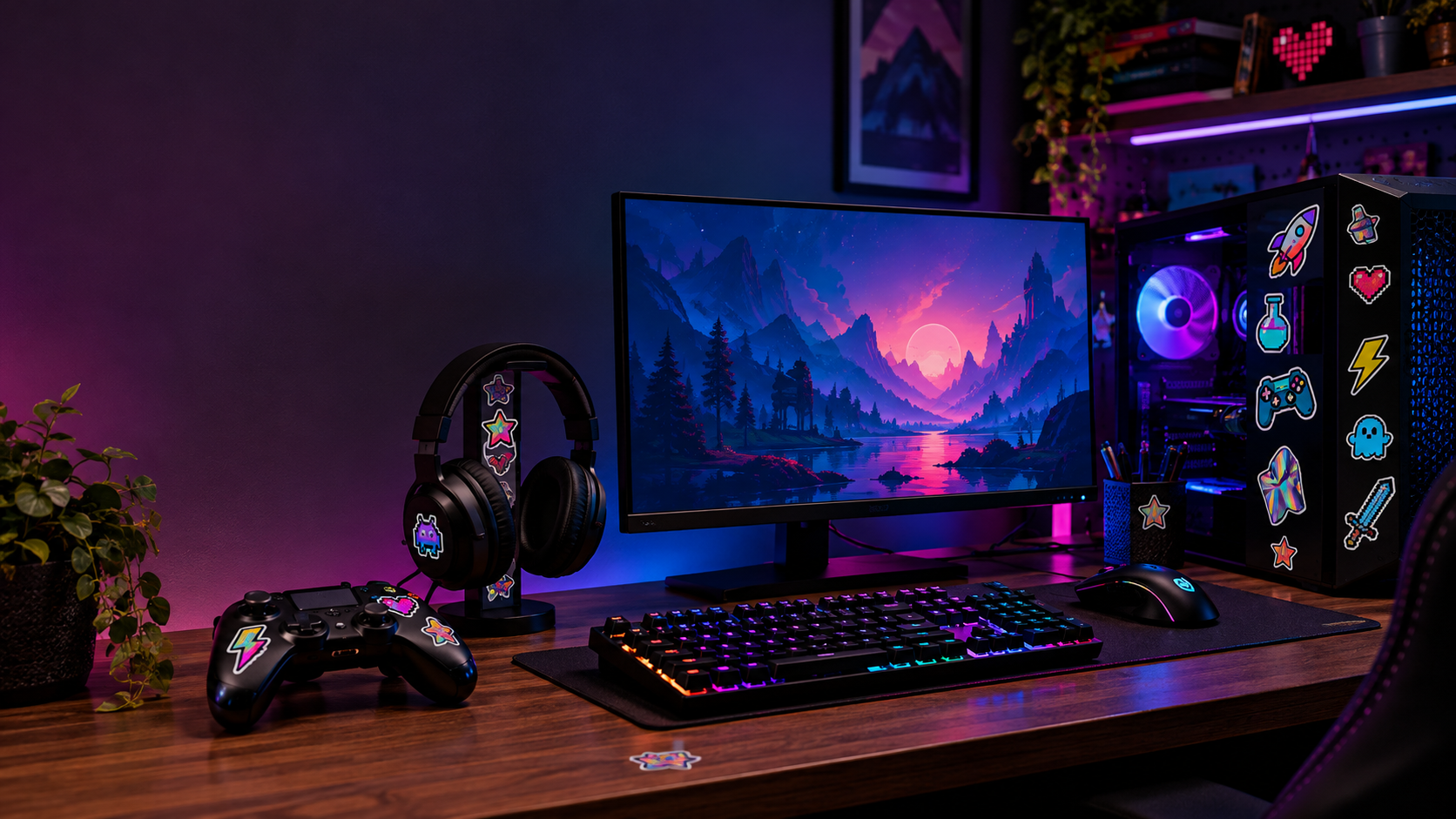 Stickers para Gamers: Ideias para Personalizar Setup, Console e Acessórios